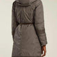 Novefla Reversible Down Coat In Dark Grey