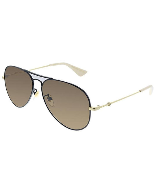 Gucci Women's Aviator 60mm Sunglasses