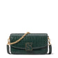 Dakota Croc Embossed Leather Small Crossbody