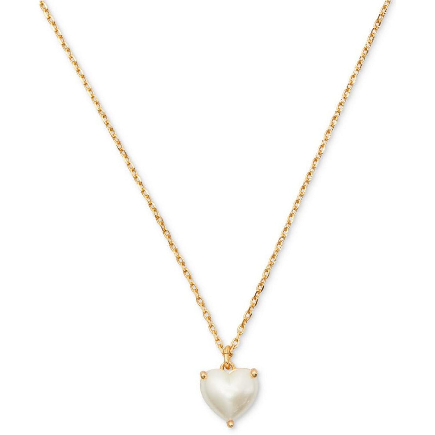 Gold-Tone Birthstone Heart Pendant Necklace, 16" + 3" extender
