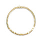 Cubic Zirconia Signature Logo Tennis Bracelet