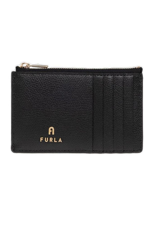 Furla Logo Plaque Zipped Cardholder