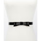 Women's Leather Bow Belt