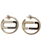 Marc Jacobs Enamel Large Hoop Earrings