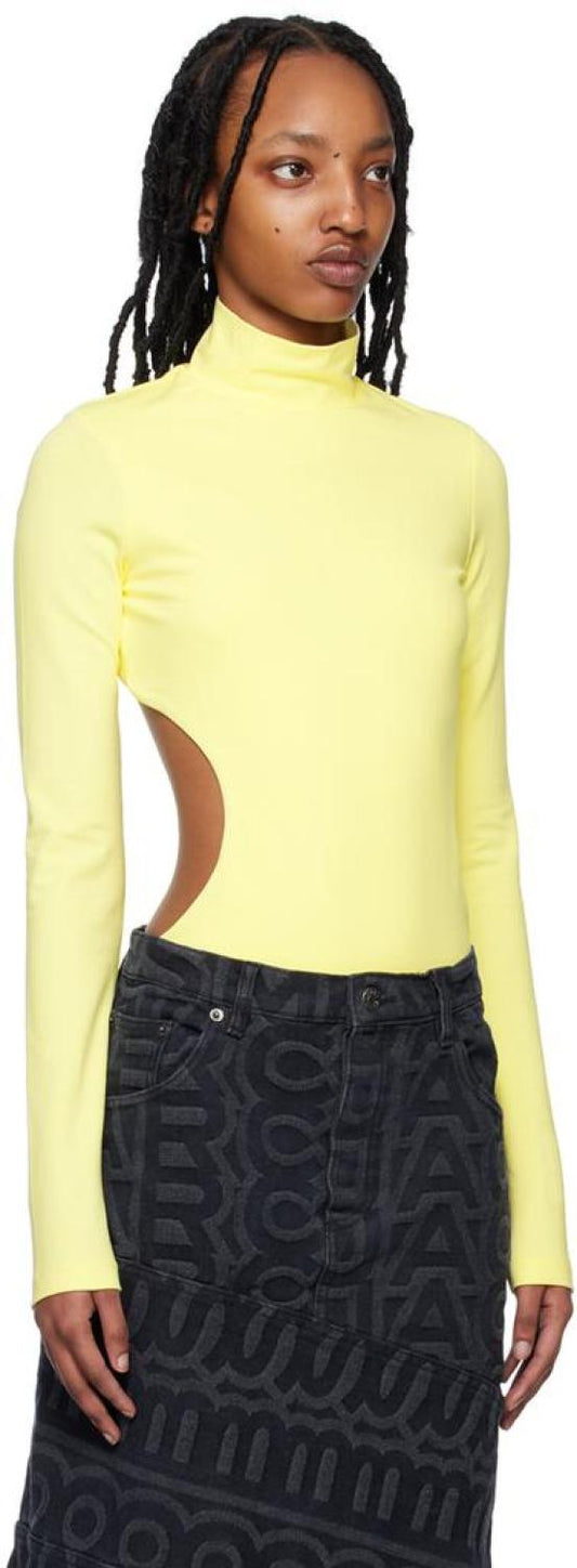 Yellow 'The Cutout' Bodysuit