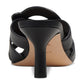 Tillie "C" Emblem Kitten-Heel Dress Sandals