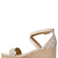 Michael Michael Kors Serena Logo Printed Wedge Sandals