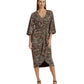 Petite Floral Jersey Tie Front Midi Dress