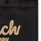 Coach Logo Embroidered Tote Bag