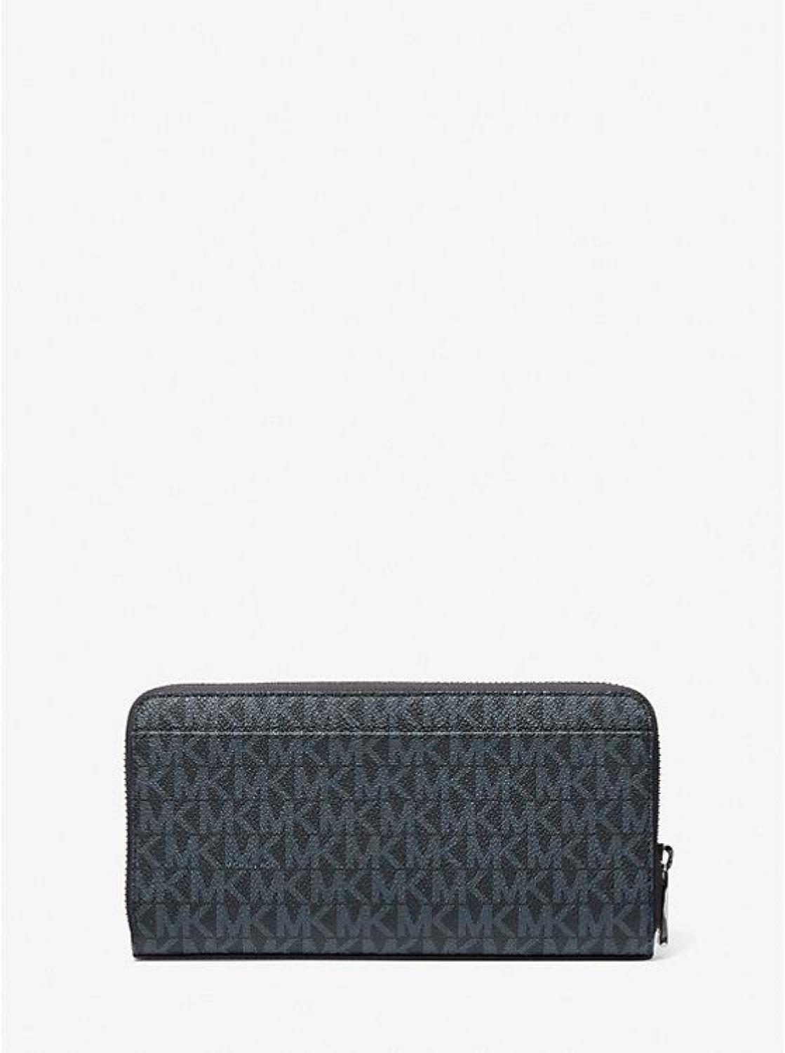 Cooper Logo Stripe and Faux Leather Smartphone Wallet