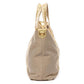 Studded Handle Jacquard Open Tote