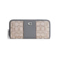 Box Program Signature Jacquard Slim Accordion Zip