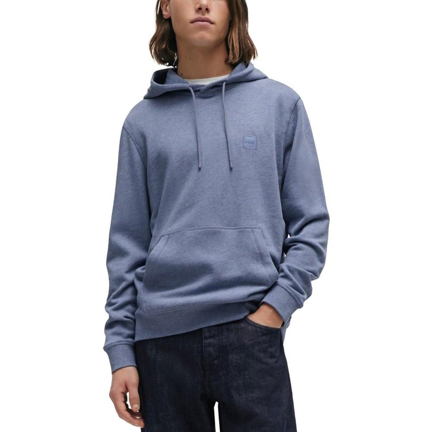 BOSS by Men's Logo Patch Hoodie