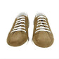 Gucci Women's Leather / Suede Trainer With Script Logo Sneaker