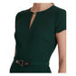 Belted Georgette Dress