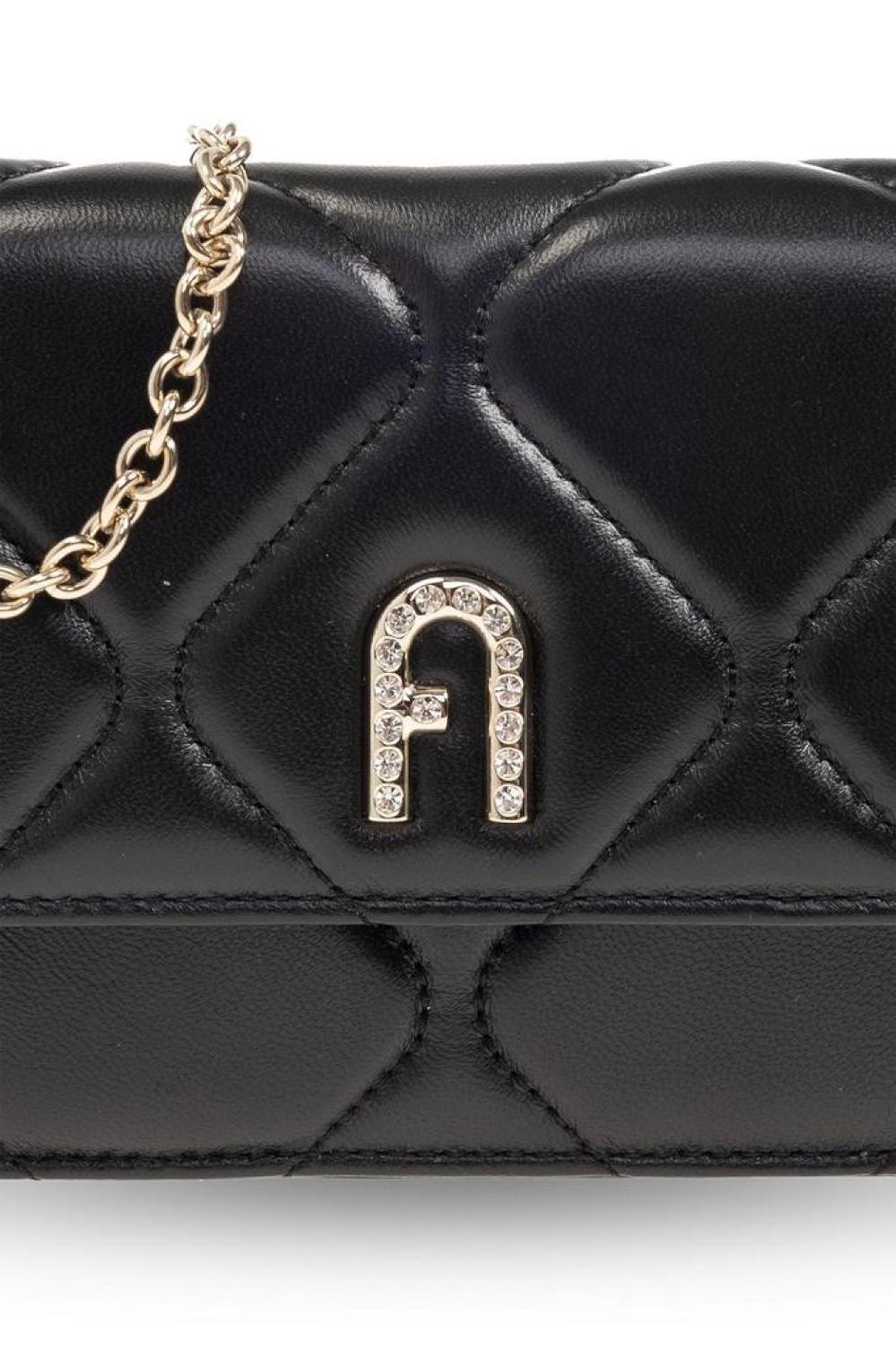 Furla Diamante Quilted Mini Shoulder Bag