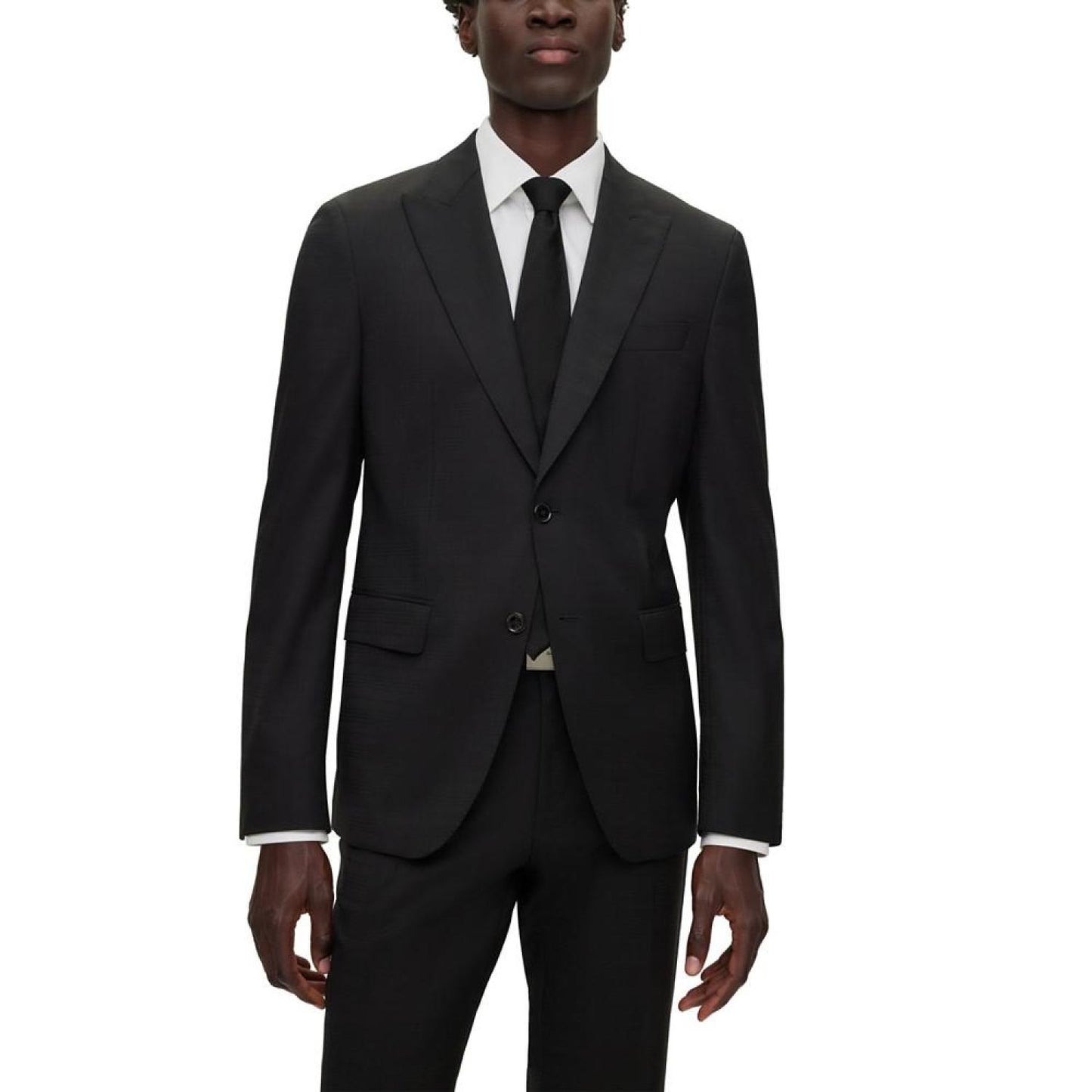 Men's Checked Slim-Fit Suit