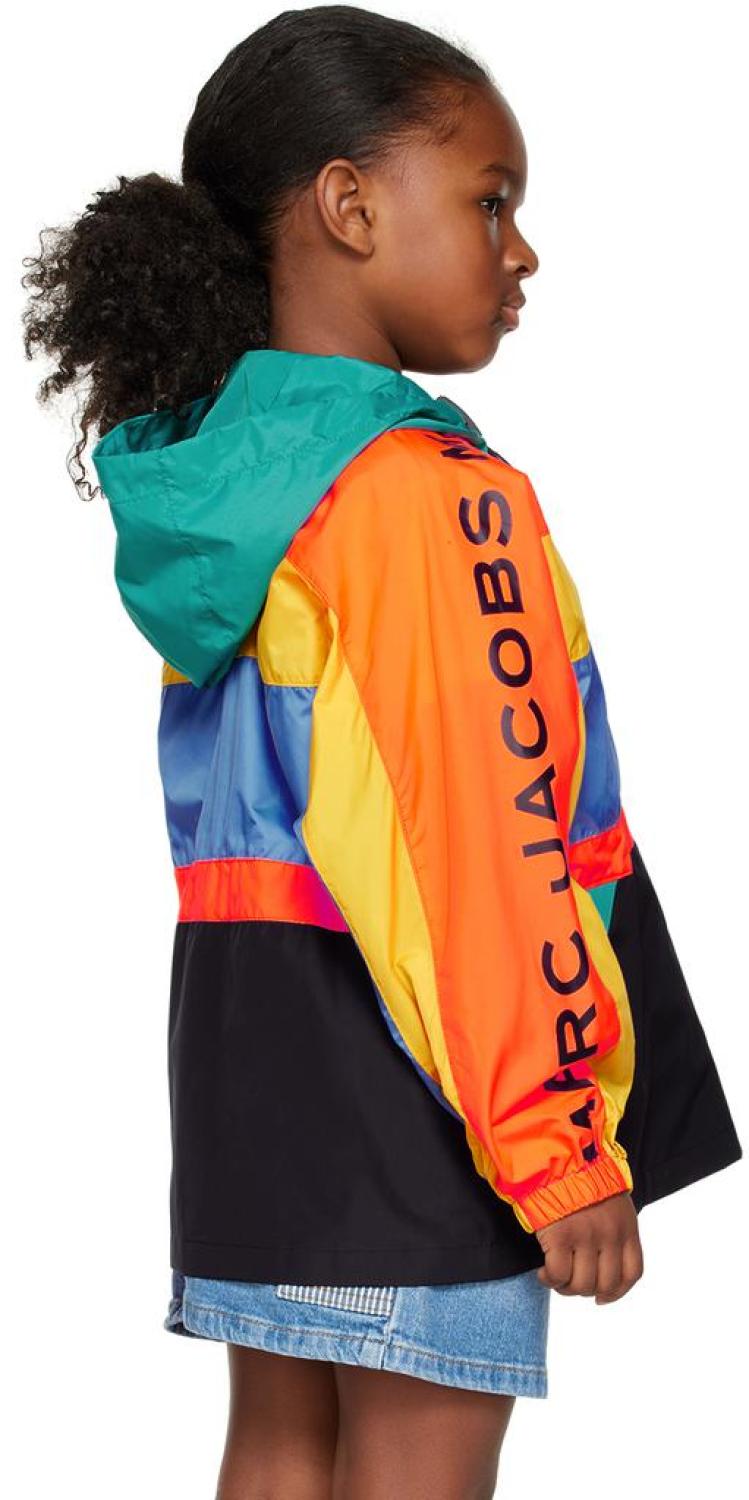 Kids Multicolor Hooded Jacket