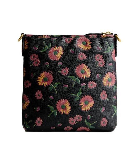 Floral Printed Leather Kitt