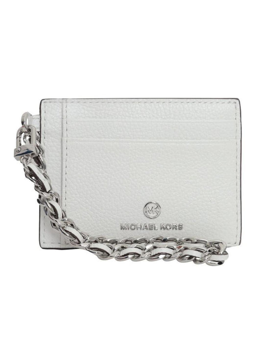 Michael Michael Kors Logo Plaque Chained Small Cardholder