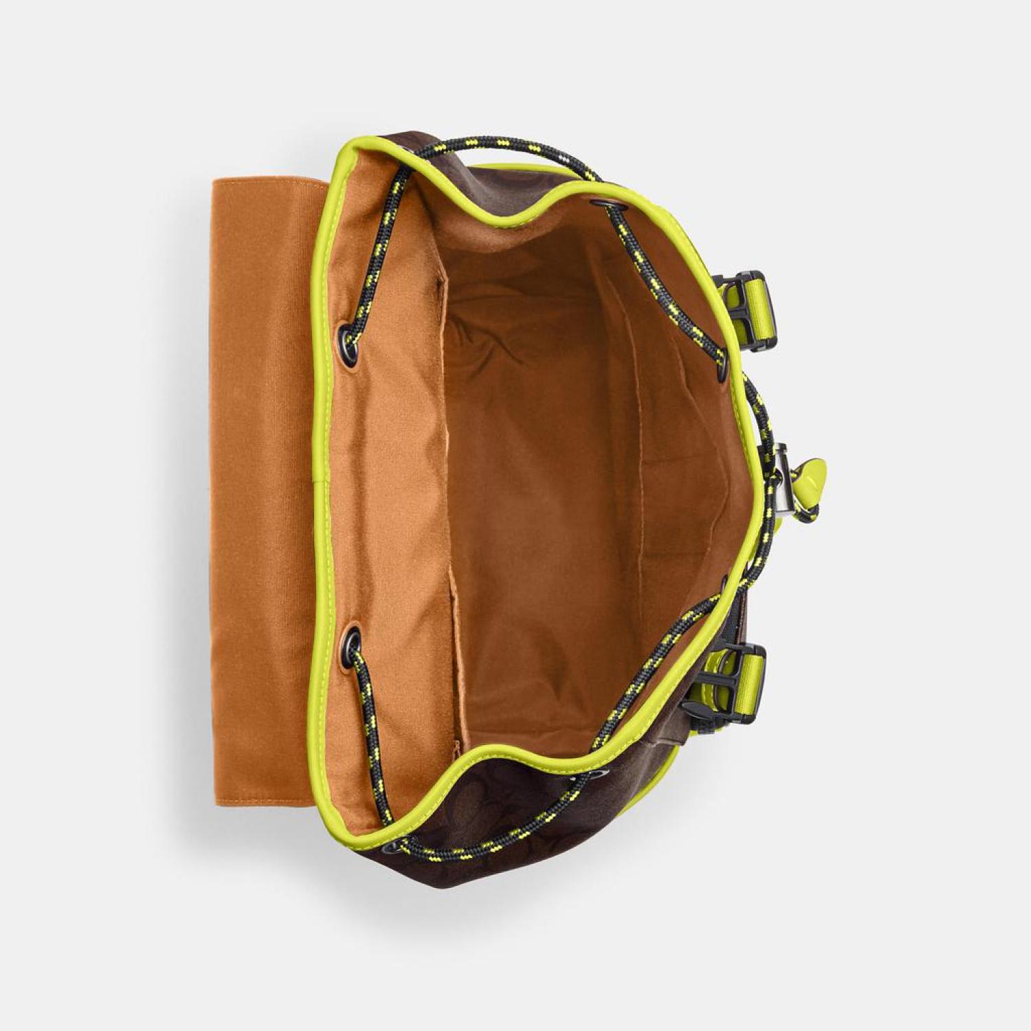 coach colorblock backpack Coach Outlet Track Backpack In Colorblock Signature Canvas