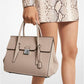 Campbell Medium Pebbled Leather Satchel