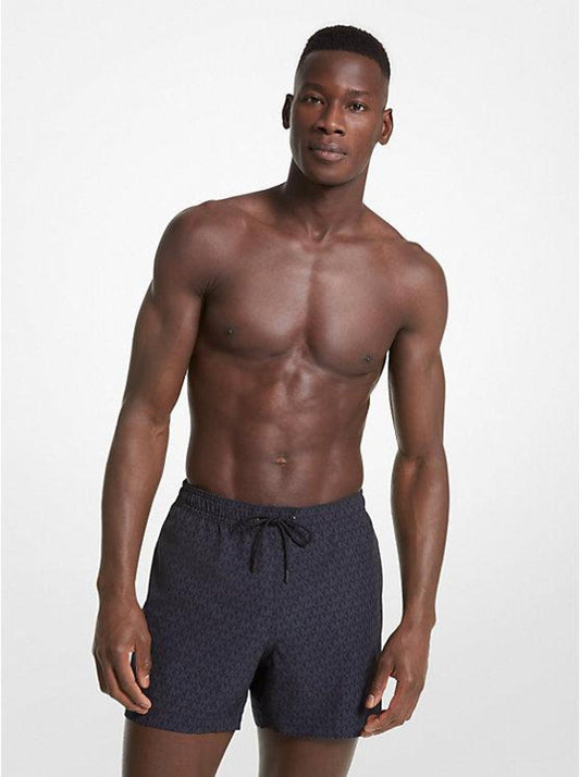 Logo Print Swim Trunks
