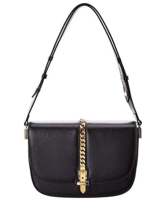Gucci Sylvie 1969 Small Leather Shoulder Bag