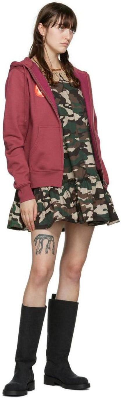 Beige 'The Medallion Studs' Earrings