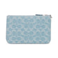 Washed Denim Signature Small Wristlet