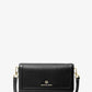 Jet Set Small Pebbled Leather Smartphone Convertible Crossbody Bag