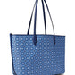 Spade Flower Monogram Coated Canvas Sutton Medium Tote