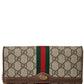Gucci Ophidia GG Supreme Canvas & Leather Wallet On Chain