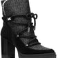 Culver Womens Suede Faux Fur Lined Mid-Calf Boots