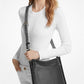 Luisa Large Pebbled Leather Messenger Bag