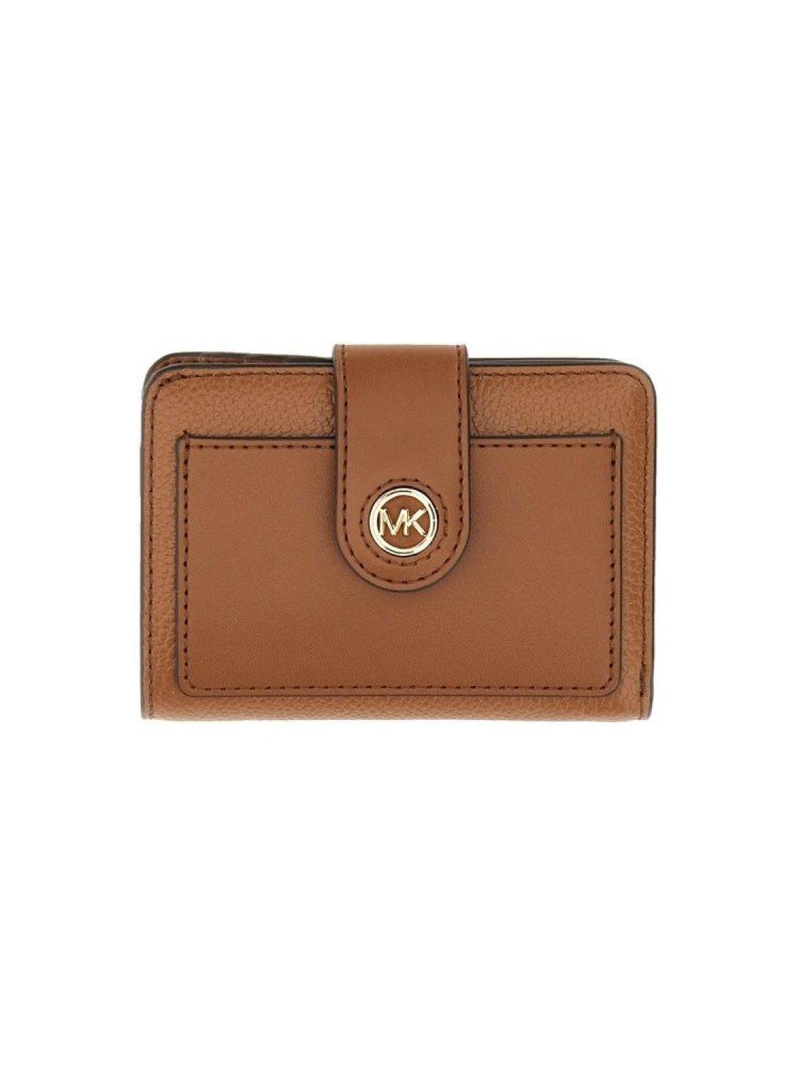 Michael Michael Kors Logo-Plaque Zipped Wallet