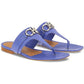 Ferragamo Rikis Womens Calf/Goat Leather Wedge Flatform Sandals