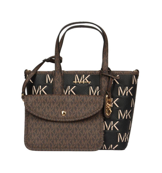 Michael Kors Eliza All-Over Logo Printed Tote Bag