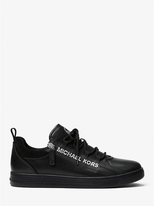 Keating Leather Zip and Lace-Up Sneakers
