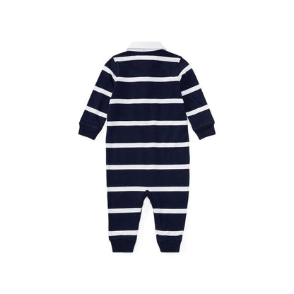 Striped Cotton Rugby Coverall (Infant)