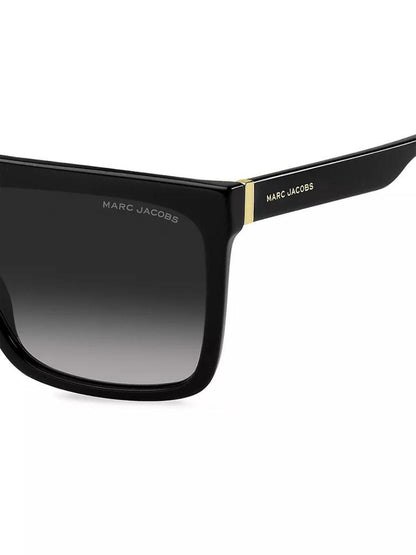 57MM Gradient Rectangle Sunglasses
