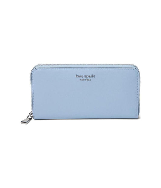 Morgan Saffiano Leather Zip Around Continental Wallet