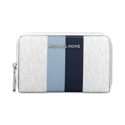 Logo Jet Set Small Zip Around Card Case