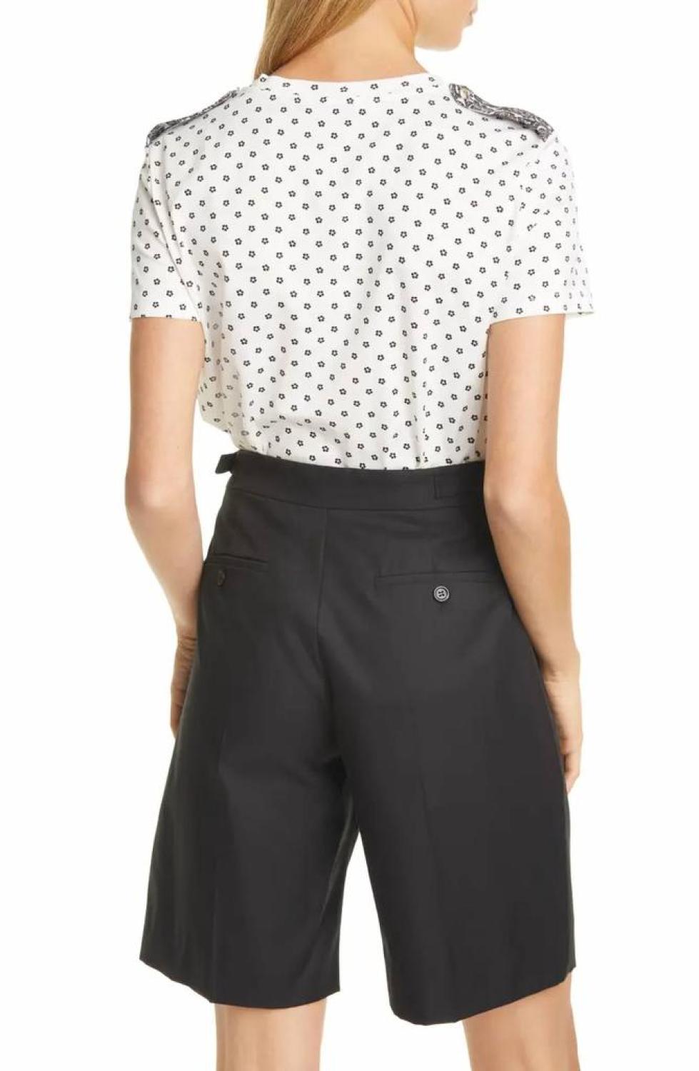 Slam Mixed Dot T-Shirt In Ivory