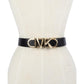 Women's Reversible Leather Belt