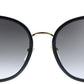 Gucci GG 0606SK 001 Cat Eye Sunglasses