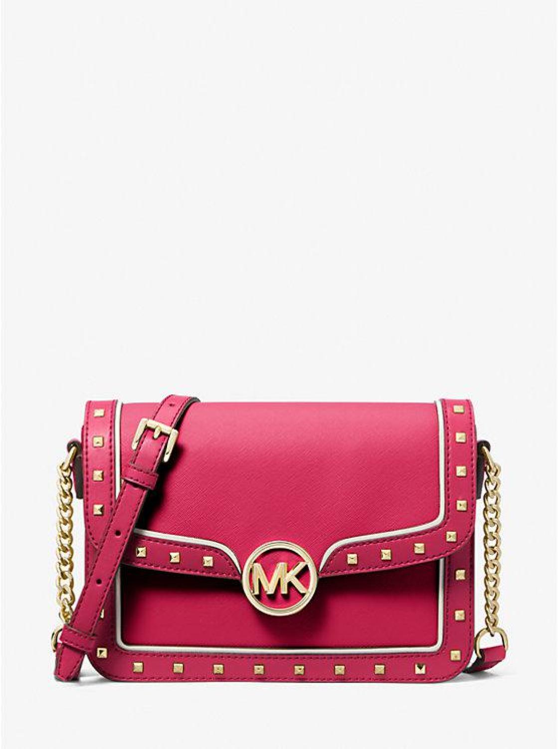 Leida Medium Studded Shoulder Bag
