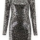 Michael Michael Kors Sequin Embroidered Dress