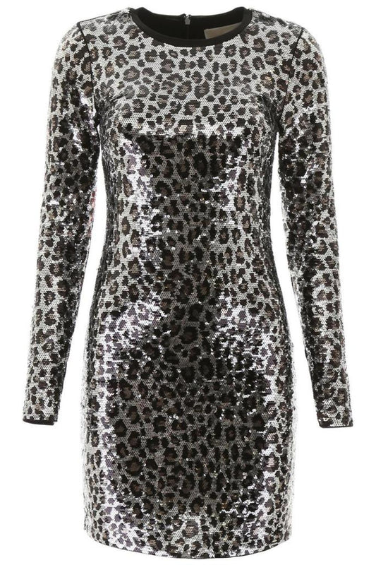 Michael Michael Kors Sequin Embroidered Dress