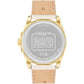 Women's Greyson Signature Embossed Chalk Leather Watch 36mm